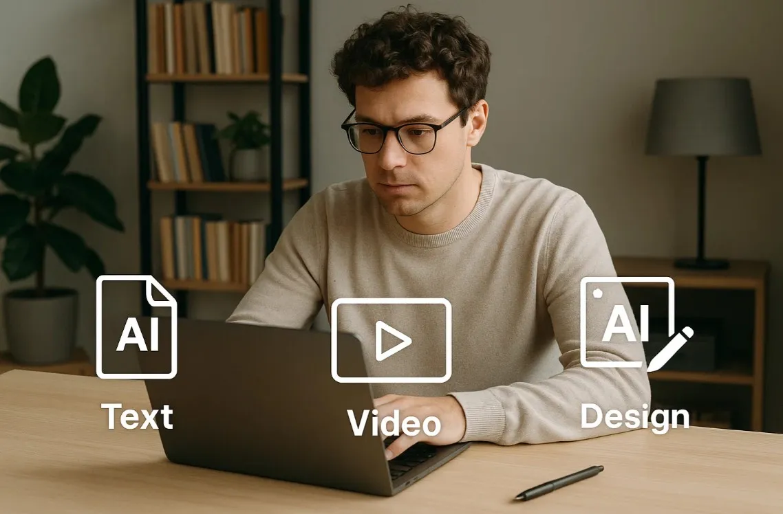 Создание контента с AI: тексты, видео, дизайн